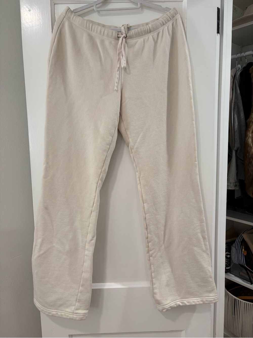 Skims Drapey French Terry Straight Leg Pants